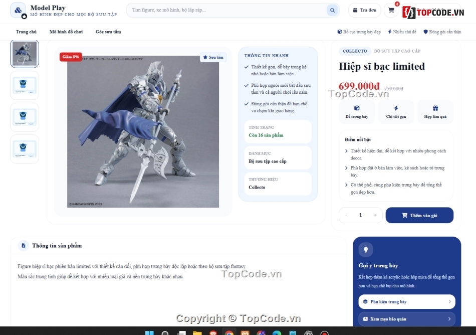 Đồ án,mô hình,web bán đồ chơi